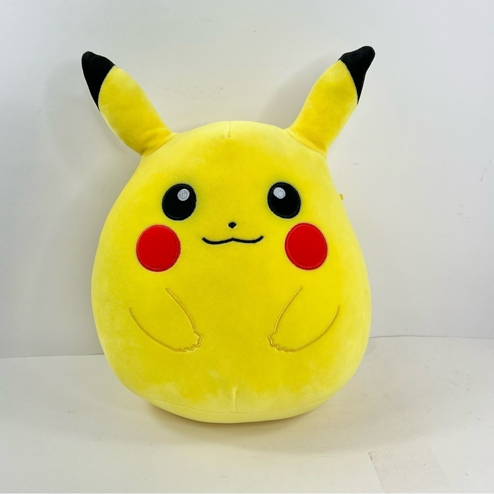 Pokémon PIKACHU SQUISHMALLOW Stuffed Animal Plush 10" Kellytoy - Picture 1 of 10